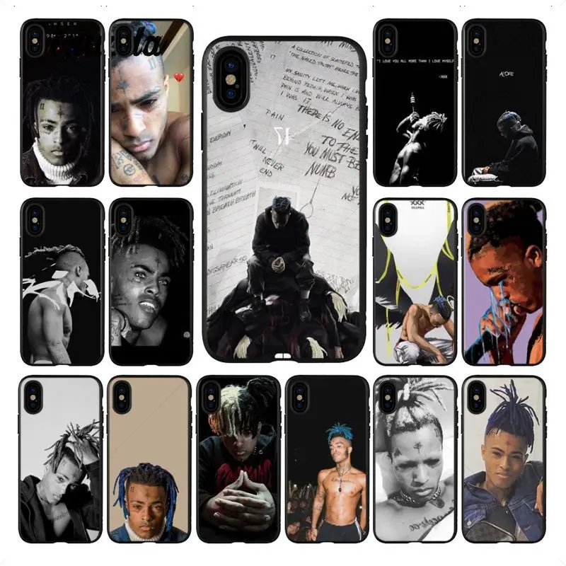 Yinuoda Xxxtentacion Mode черный ТПУ Мягкий силиконовый чехол для телефона iphone X XS MAX 8 7 6S Plus 5S
