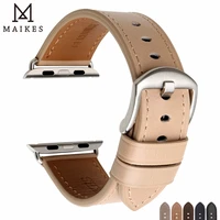 top leather strap for apple watch band 45mm 41mm 44mm 40mm 42mm 38mm series 7 6 se 5 4 3 iwatch bracelet