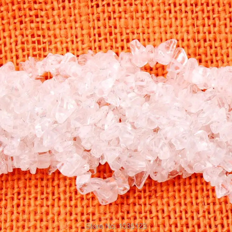 Высокое качество 5-8 мм натуральный белый кристалл кварцевая Галька форма DIY