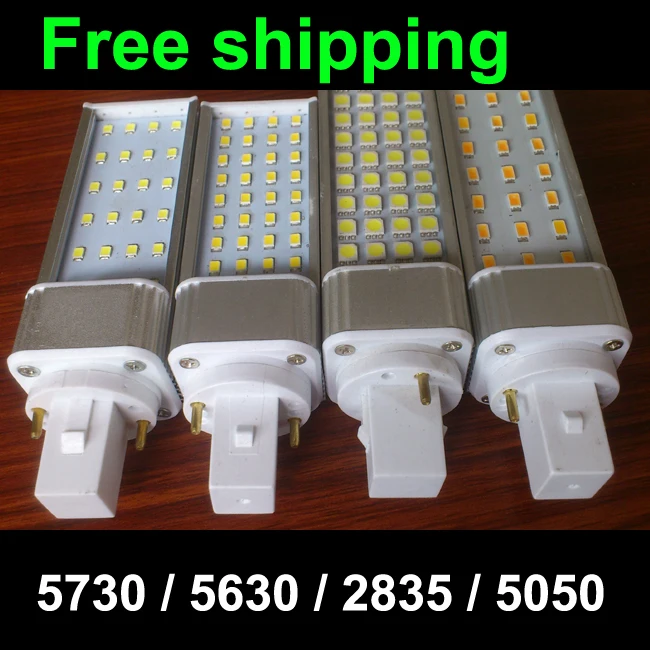 Светодиодная лампочка g24 5 Вт 7 9 10 11 12 14 SMD5730 5630 5050 2835 заменяемая направленного
