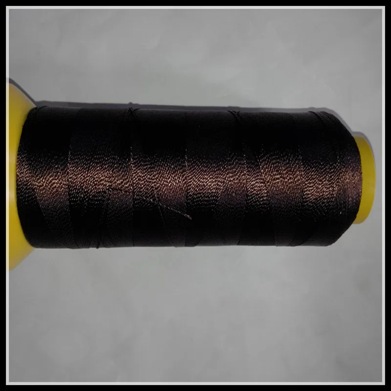 1 Roll Black Color Nylon Weaving Thread / High Intensity Polyamide Thread+12units 90mm weaving needles free gift |