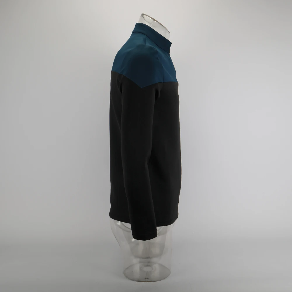 Костюм для косплея Звездный Пикар униформа Startfleet новый инженерный синий топ