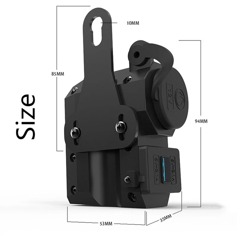 12 В розетка для прикуривателя мотоцикла двойное зарядное устройство USB