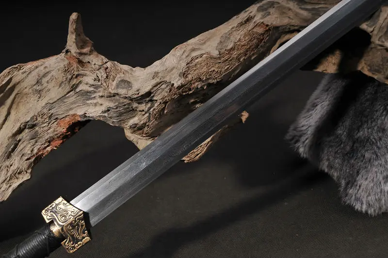 H-качество полностью ручной работы китайский дамасский меч в сложенном виде