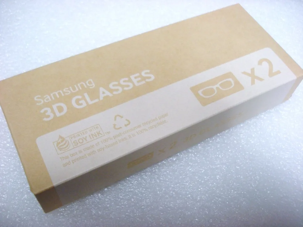 2 шт. активные 3D очки Samsung 4K HD UHD SUHD|Пульты ДУ| |
