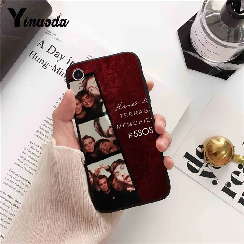 Yinuoda 5Sos band YOUNGBLO чехол для телефона iPhone 8 7 6 6S 6Plus X XS MAX 5 5S SE XR 10 11 pro max | Мобильные