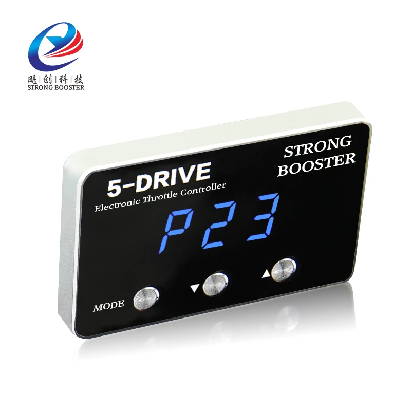 

Car Strong Booster Sprint booster Auto Throttle controller for mazda 3 with Silver frame black panel blue LED digital display