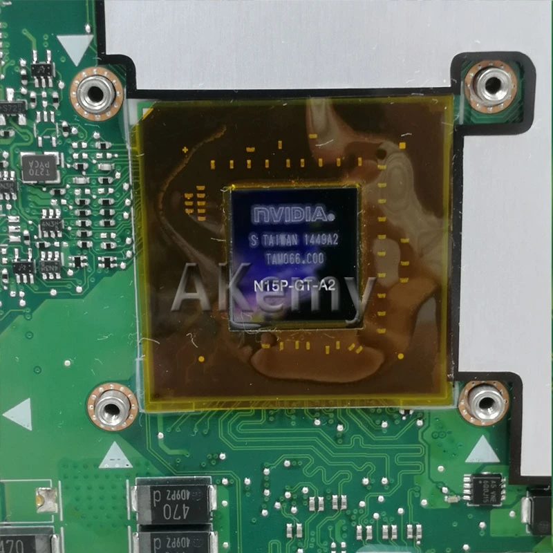 Akemy N751JX материнская плата для ноутбука Asus N751JK N751J тест оригинальная LVDS/EDP I7 4720HQ