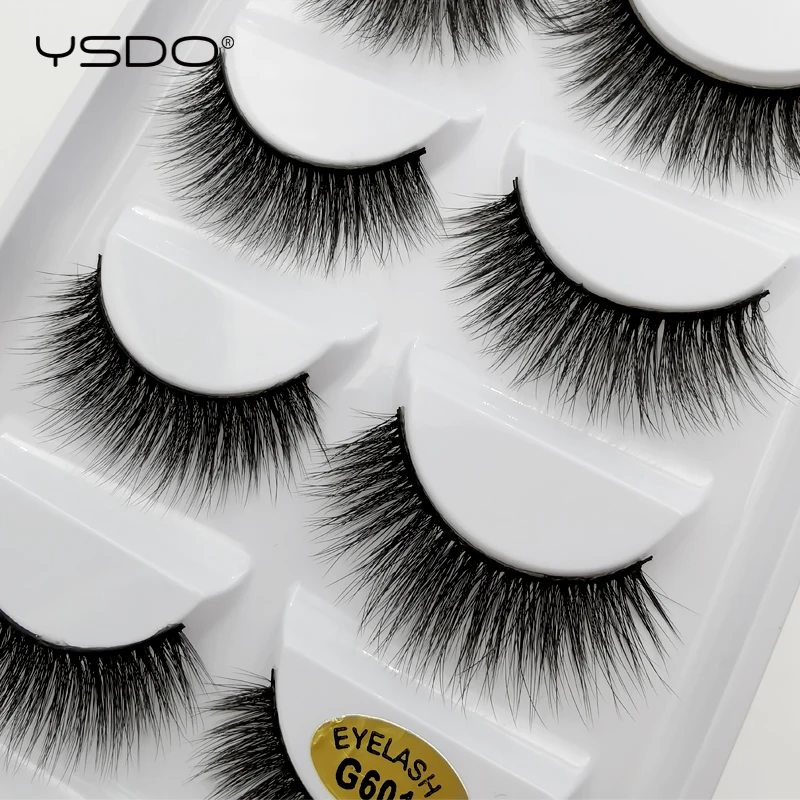 

YSDO 50 Pairs Lashes 3D Mink Natural False EyeLashes Long Thick 100% Dramatic Fake EyeLash Cheap Wholesale Extension Cilios G6