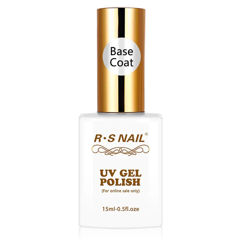 base coat R.S лак для ногтей 15 мл топ и Базовое покрытие гель лак для ногтей маникюр легко впитывается праймер для ногтей УФ светодиодный лак для ногтей Прозрачный Гель-лак - Цвет: base coat