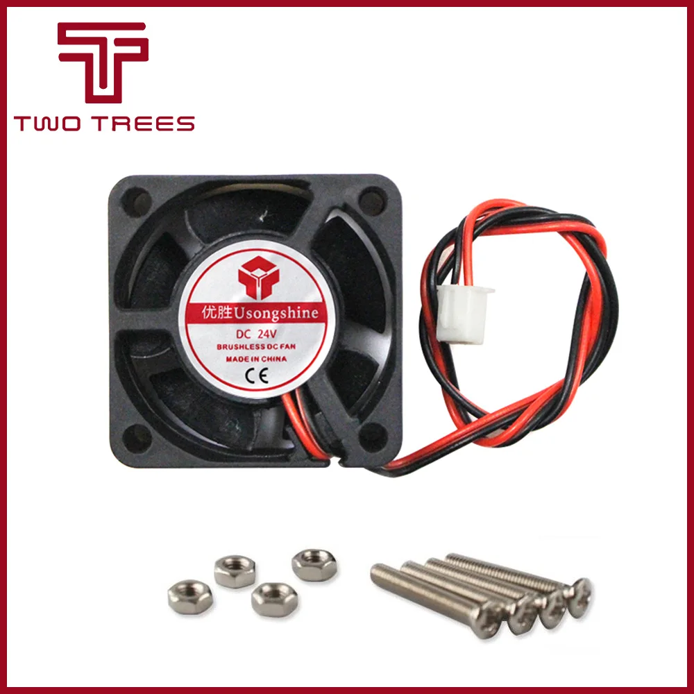 10 шт./лот 40x40x20 мм DC 5 V/12 V/24 V 2-Pin 5 лезвий охладитель 40 мм* 40 мм* 20 мм Бесщеточный Мини Вентилятор охлаждения 4020 подарок винт