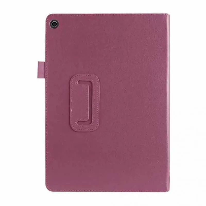2 в 1 защитный чехол с откидной крышкой и держателем для Zenpad 10 Z300C, Модный складной однотонный чехол из ТПУ - Цвет: Фиолетовый