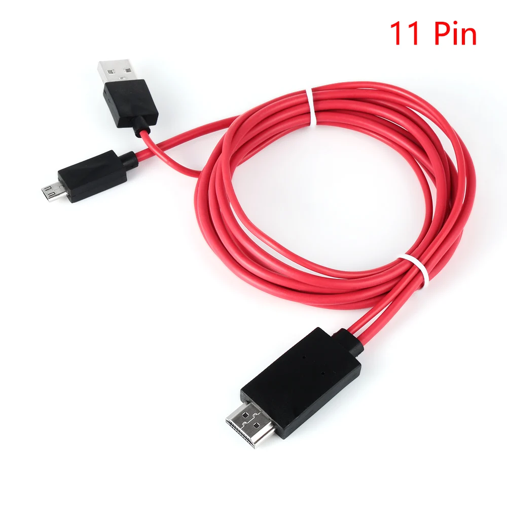 Новое поступление MHL Micro USB к HDMI 1080P HD ТВ кабель адаптер для Android samsung телефонов 11Pin 5Pin Универсальный шнур высокого качества