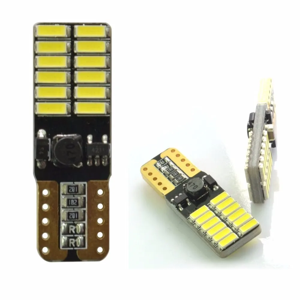 Комплект 10 ламп Pingo T10 W5w LED Samsung chip Branco Puro 5000-6000k Canbus | Автомобили и мотоциклы