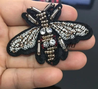 Clothes decoration DIY accessories insect bee spider ladybug cocktail fashion handmade beaded cloth stickers | Дом и сад