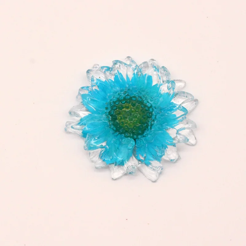 2 шт. 35 мм сушеные цветы полимерная брошка кольцо патчи для самостоятельного