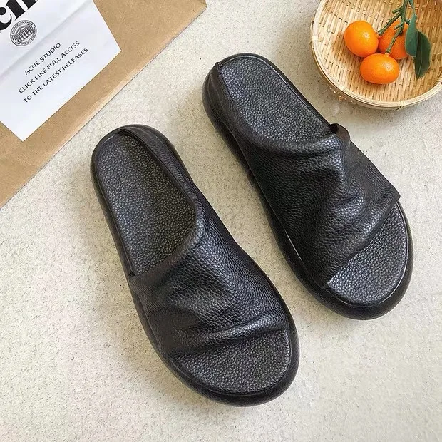 Для женщин шлёпанцы для 2019 в Корейском стиле сезон лето модные босоножки на