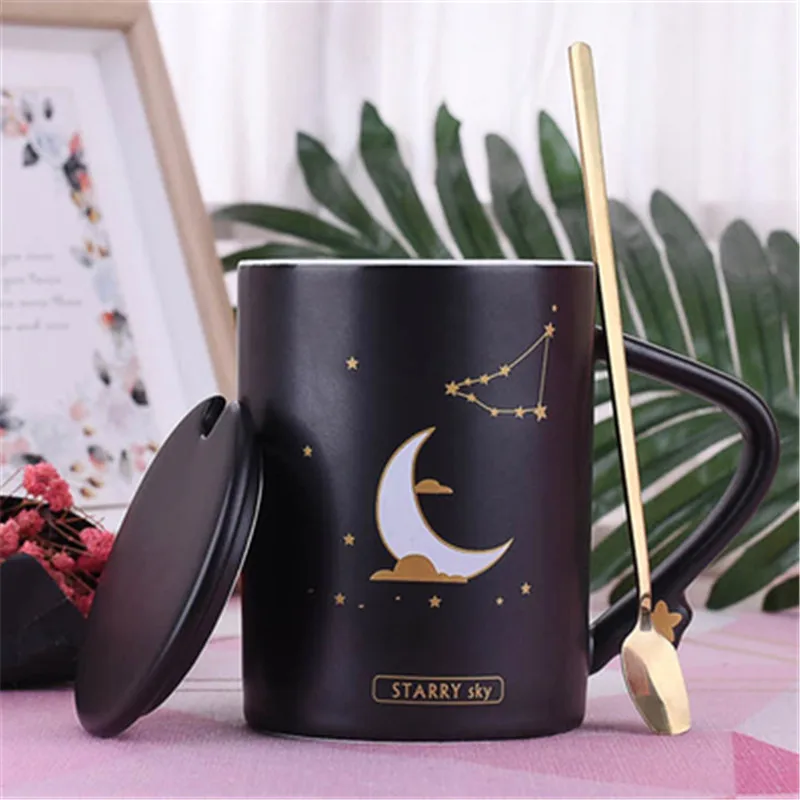 Милая кружка Caneca Criativa голубое звездное небо кофейные кружки креативная Kubek Termiczny