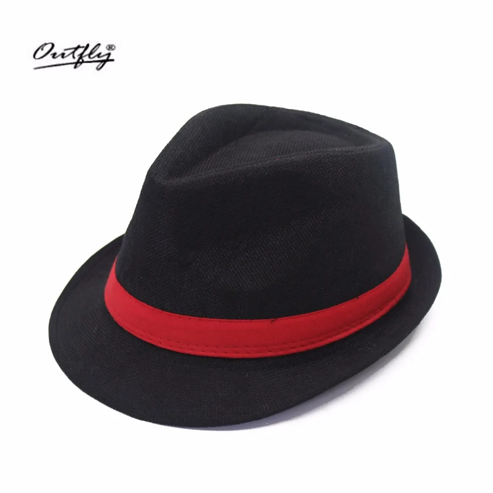 Британский стиль джаз шляпа Вечеринка Октоберфест мужская черный топ летучая