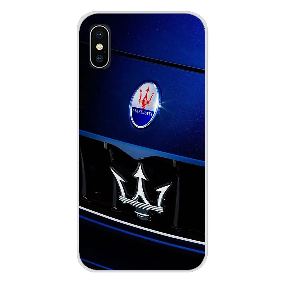 Аксессуары чехлы для телефонов Apple iPhone X XR XS MAX 4 4S 5 5S 5C SE 6 6S 7 8 Plus ipod touch Maserati |