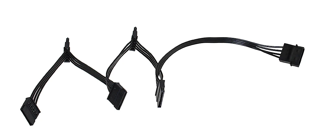 10 шт. IDE 4Pin на 5 SATA 15 Pin силовой сплиттер линия PC Линия преобразования мощности