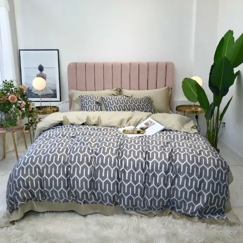 bedding set 5 Летний тенсель шелк Boho Роскошные наборы постельных принадлежностей queen King Размеры пододеяльник простыня установлены ropa де Кама jogo де Кама - Цвет: bedding set 5