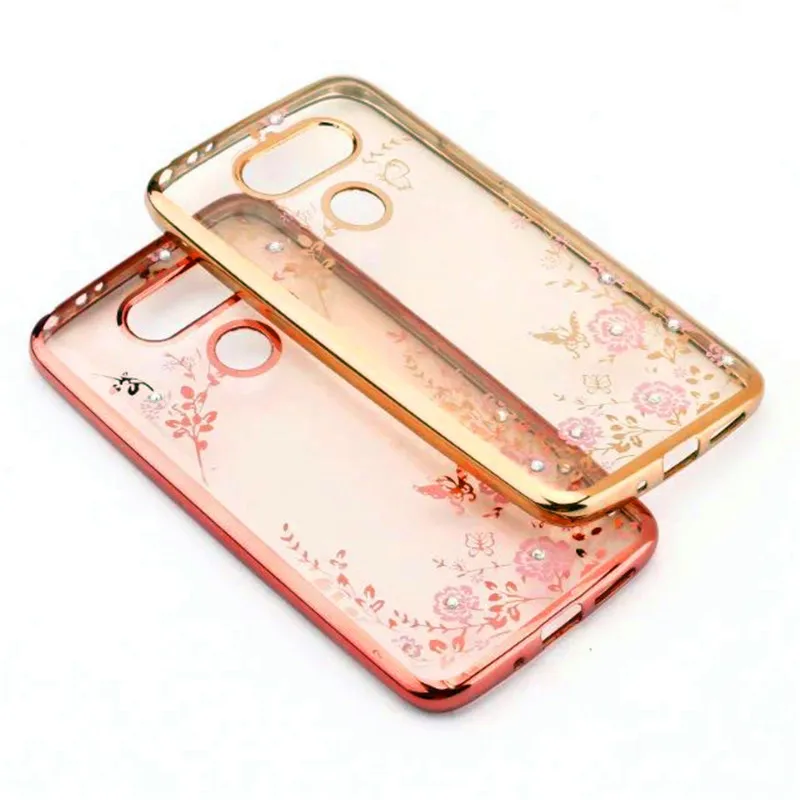 Чехол для LG G5 G 5 SE H850 H840 H845/LG G6 6 H870 7 &quotSecret Garden Plating Frame Case Diamond Glitter Thin Back Cover |