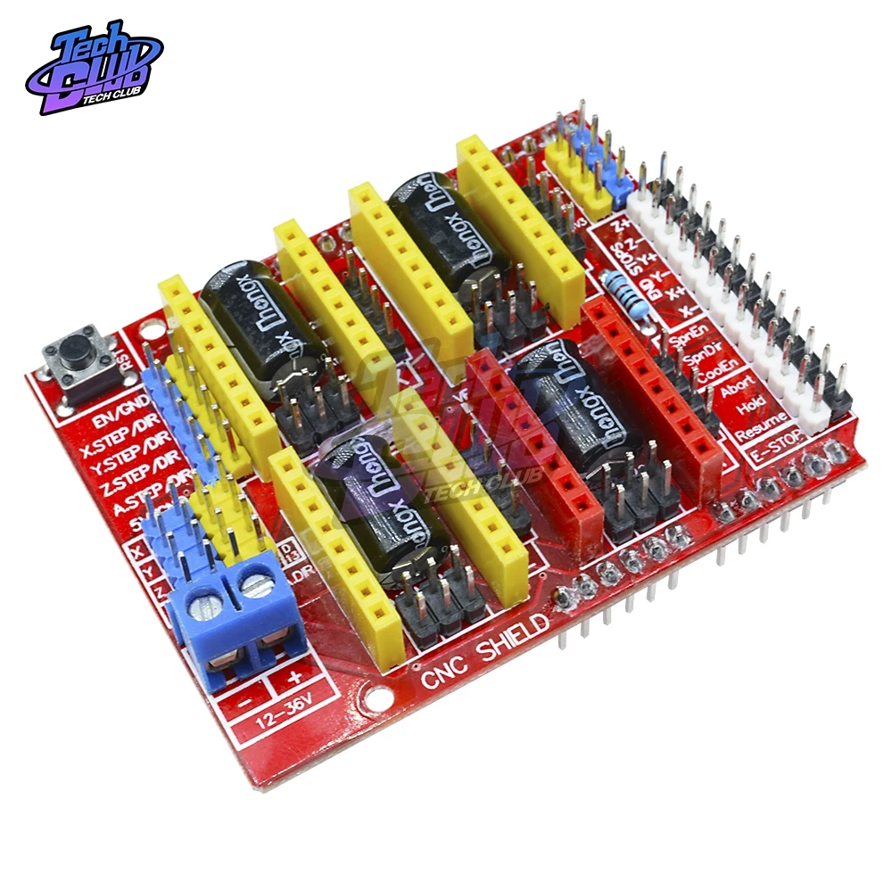 Драйвер A4988 плата расширения с ЧПУ щит для гравера V3 3D принтера Arduino V3|Детали и