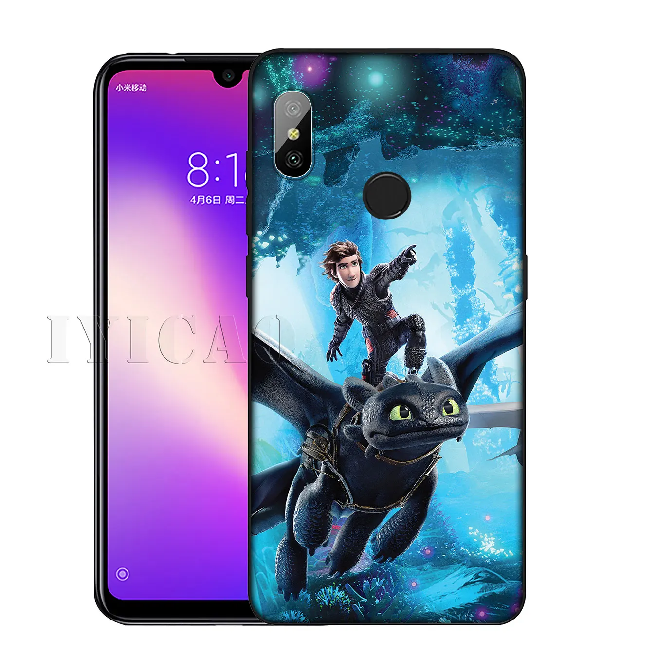 IYICAO Беззубик Как приручить дракона Мягкий силиконовый чехол для Xiaomi Redmi K30 K20 8A 7A 6A
