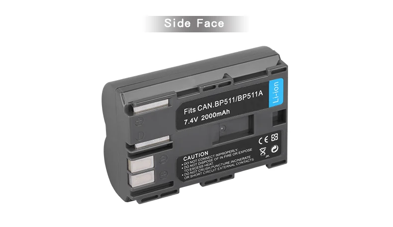 Батарея BP-511 BP 511 BP511 BP511A BP-511A Батарея или ЖК-дисплей USB Зарядное устройство для цифровой однообъективной зеркальной камеры Canon EOS 50D 40D 30D 20Da 20D 10D 5D 300D