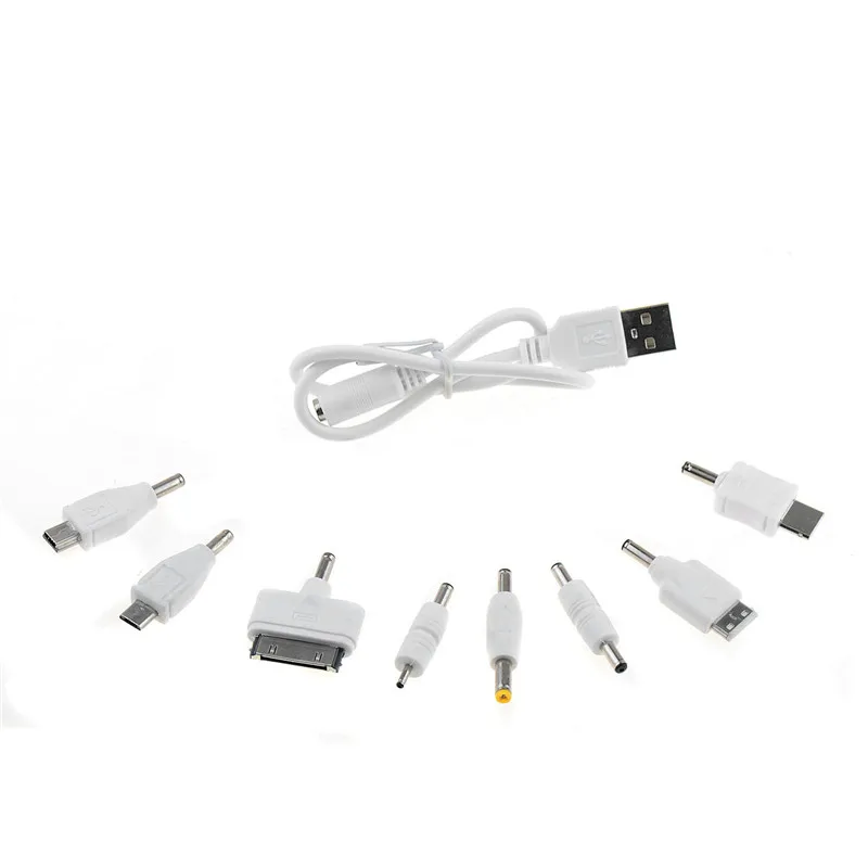 Универсальный 1 комплект USB к 8 шт. адаптер питания постоянного тока Кабель для