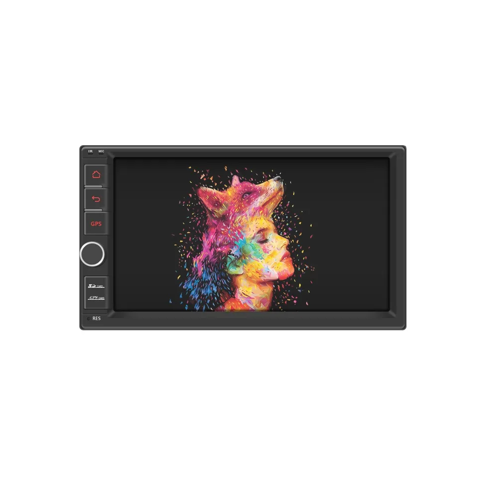 2 din автомобильный DVD GPS Универсальный Android 7 1 двойной 2din Аудио ''GPS Navi стерео