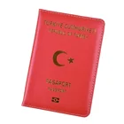 Турция держатель паспорта из искусственной кожи чехлы для турков мужчин женщин мужчин паспорта органайзер для путешествий