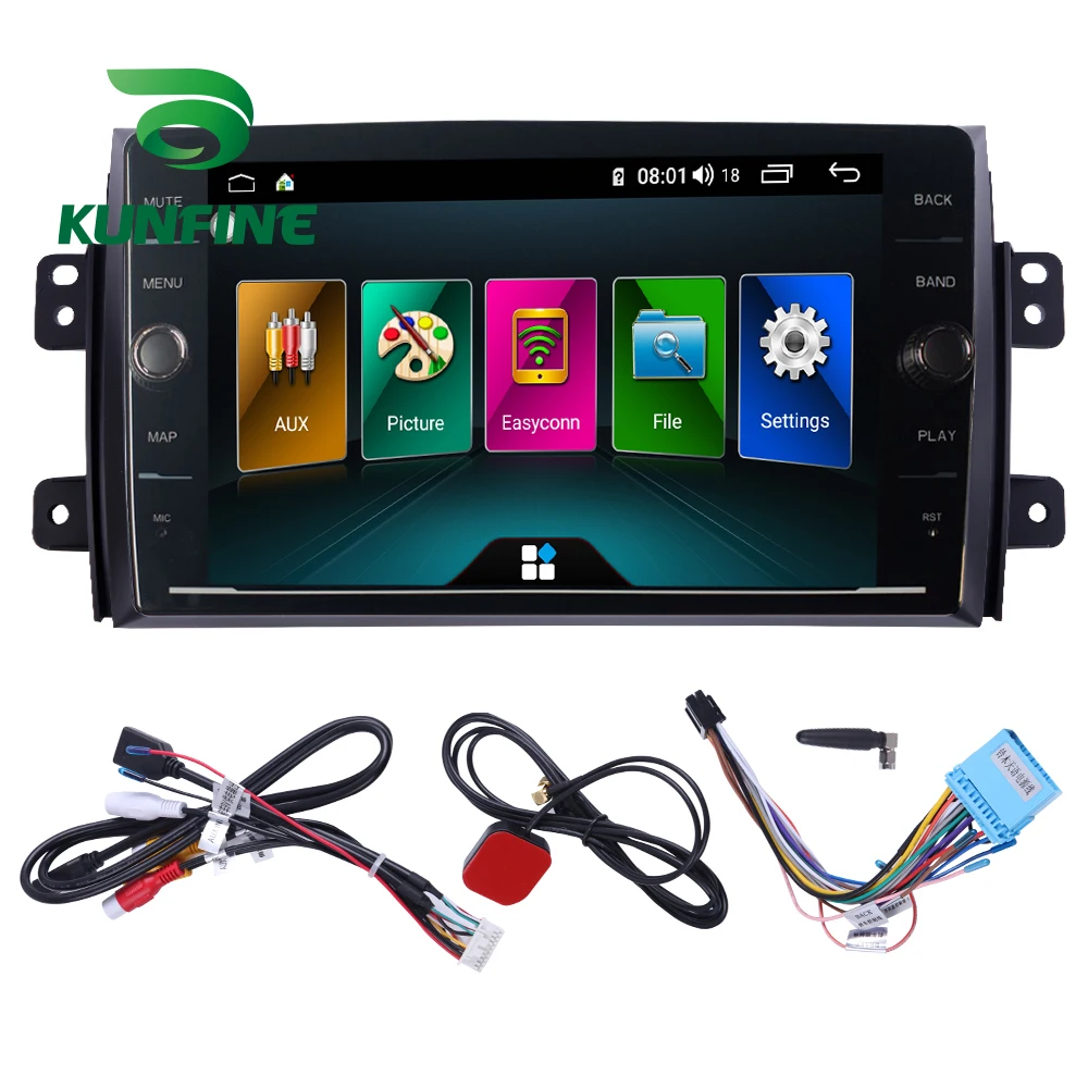 Восьмиядерный ОЗУ 4 ГБ Android 8 1 автомобильный DVD GPS навигационный плеер Deckless стерео