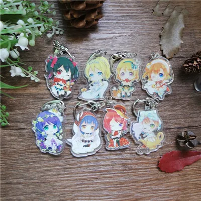 9 шт./компл. аниме LoveLive! Обувь в стиле Живая Любовь фея леди Нико брелок Maki подвеска
