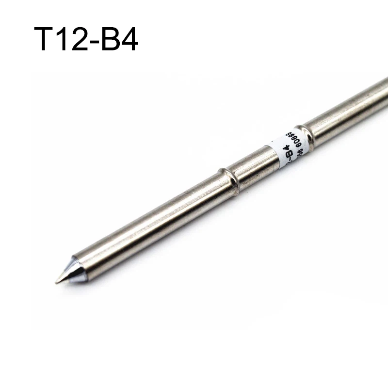 4Pcs/lot Solder Iron Tip T12 series T12-B T12-B2 T12-B3 T12-B4 for Hakko Soldering Rework Station FX-951 FX-952 T12-IL T12-JL02 - купить по