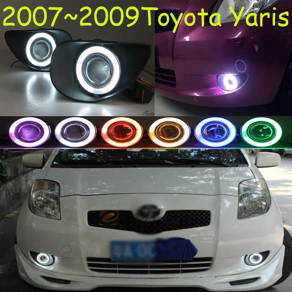 Yaris противотуманный светильник 2007 ~ 2009 Бесплатная доставка! Дневной 2 шт./компл. +