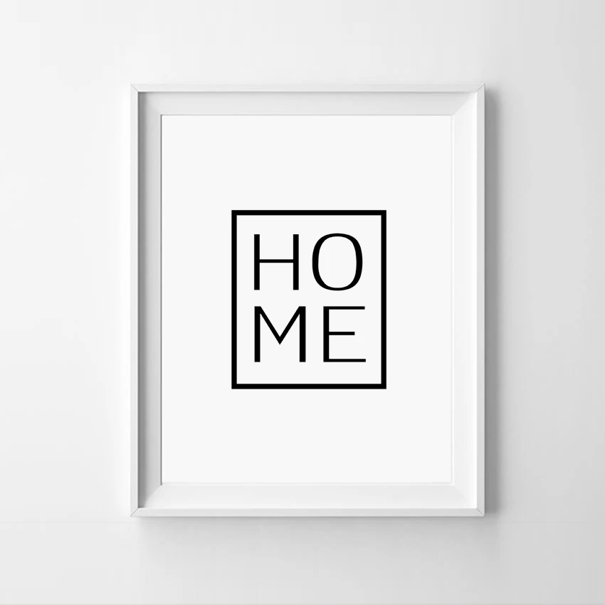 Домашний постер художественный дизайн домашний декор семейный печать холст