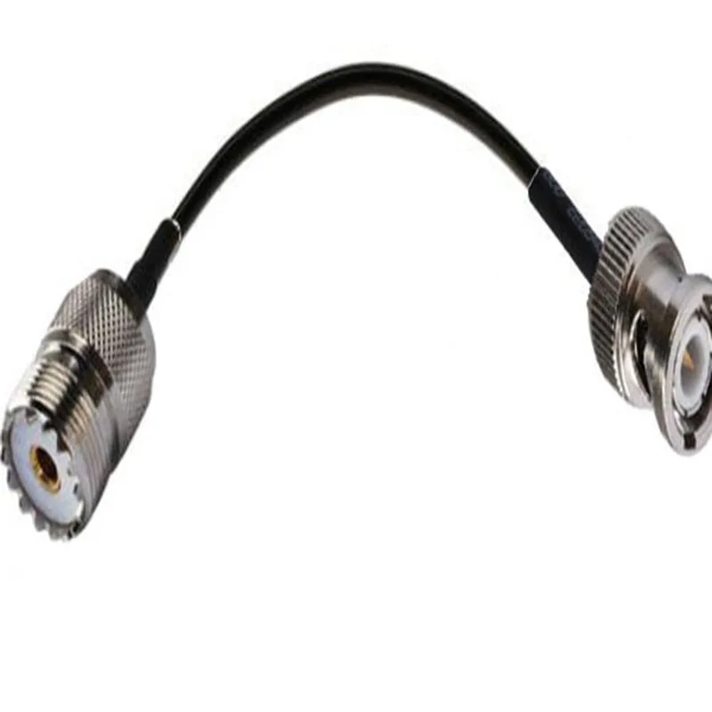 Прямой удлинитель BNC папа UHF SO239 мама RF коаксиальный кабель RG174 10/15/20/30/50 см 1/2/3 м 10