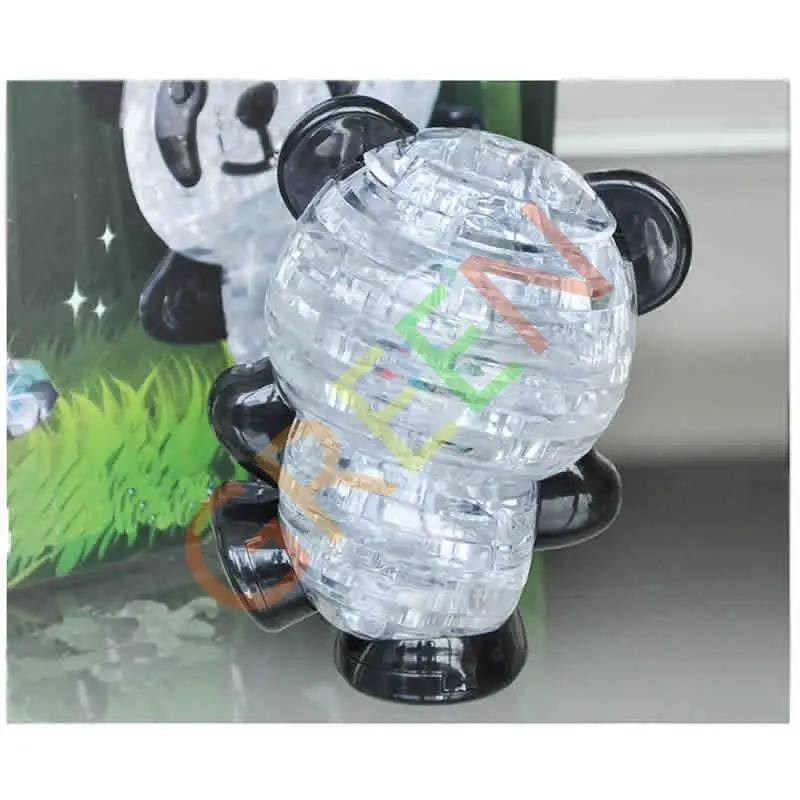 Table Decoration 3D Crystal Puzzle Jigsaw Model Diy Panda Intellectual Toy Gift Furnish Gadget | Игрушки и хобби