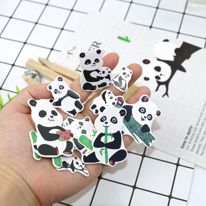Игрушки для детей мультфильм Kawaii панда водостойкие наклейки пакет аниме книга