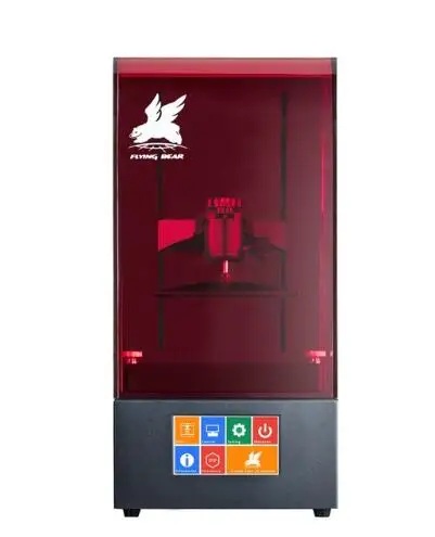 Новейший Flyingbear Shine UV Смола DLP 3d принтер цветной сенсорный экран 2560*1440 lcd Высокоточный SLA WiFi размера плюс
