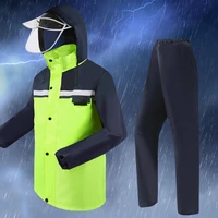 outdoor rain coat waterproof men overalls motorcycle bicycle poncho men raincoat women camping abrigos pants rain suit r5c097