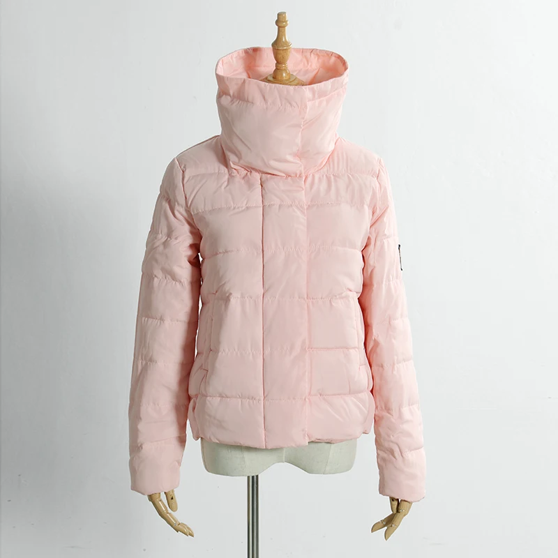 HYDIBER Новое поступление зимняя куртка с высоким воротником Женская Стеганая 2018