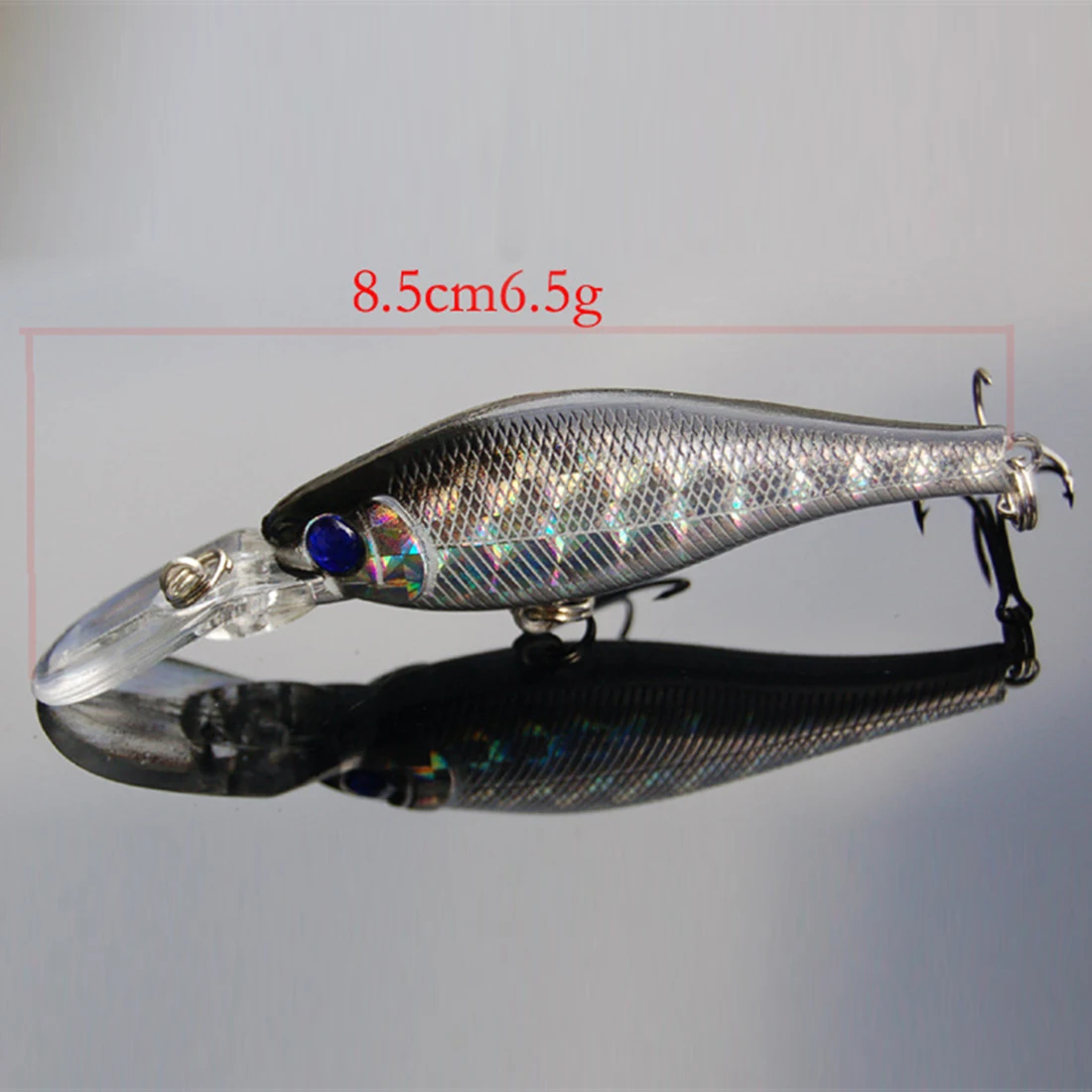 1 шт. 6 5 г 8 см воблера Minnow приманки для ловли рыбы Пресноводная Рыбалка звук воблер