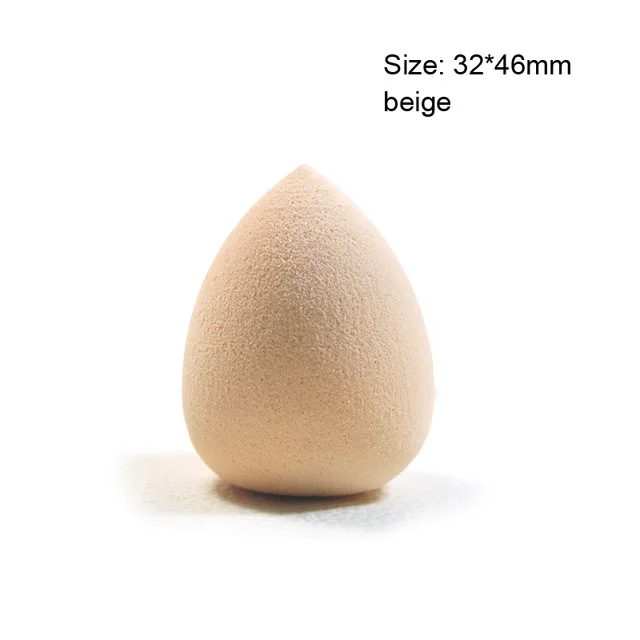 Small Beige Fulljion 1 шт., мягкая форма капли воды, макияж, косметическая пуховка, основа, спонж, пудра, гладкая красота, лицо, Чистый Макияж, инструмент, аксессуар - Цвет: Small Beige