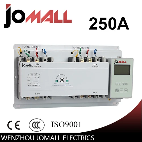 

JOTTA 250A 3 poles 3 phase automatic transfer switch ats with English controller