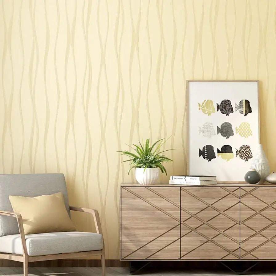 Бежевые синие розовые полосы 3d обои романтические свадебные комнаты