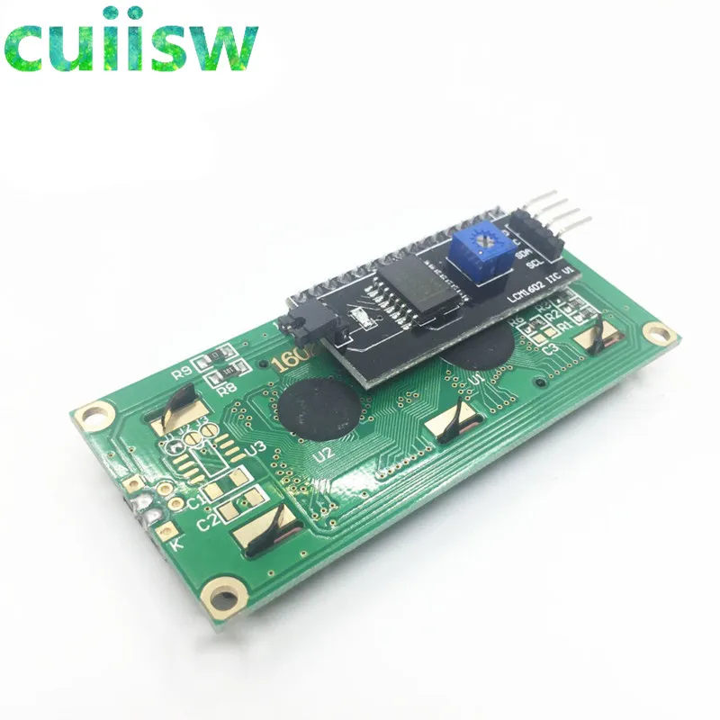 Модуль ЖК дисплея 1602 + I2C LCD синий экран PCF8574 IIC/I2C для платы адаптера arduino