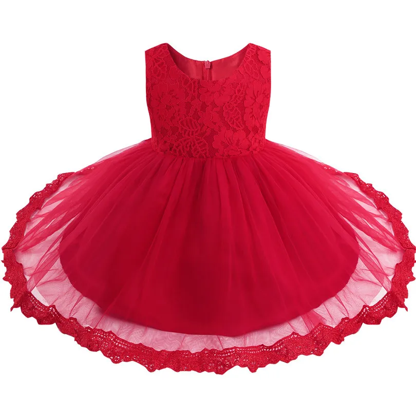 Кружевное бальное платье для маленьких девочек 6 цветов|baptism dress|dress newbornbaptism dresses